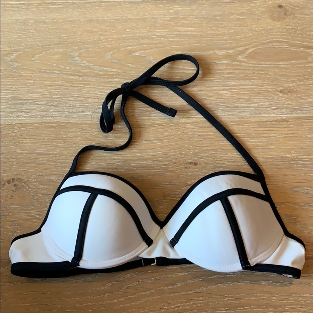 White bikini top